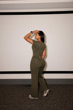 Contour Sculpt Matching Set – Olive Green