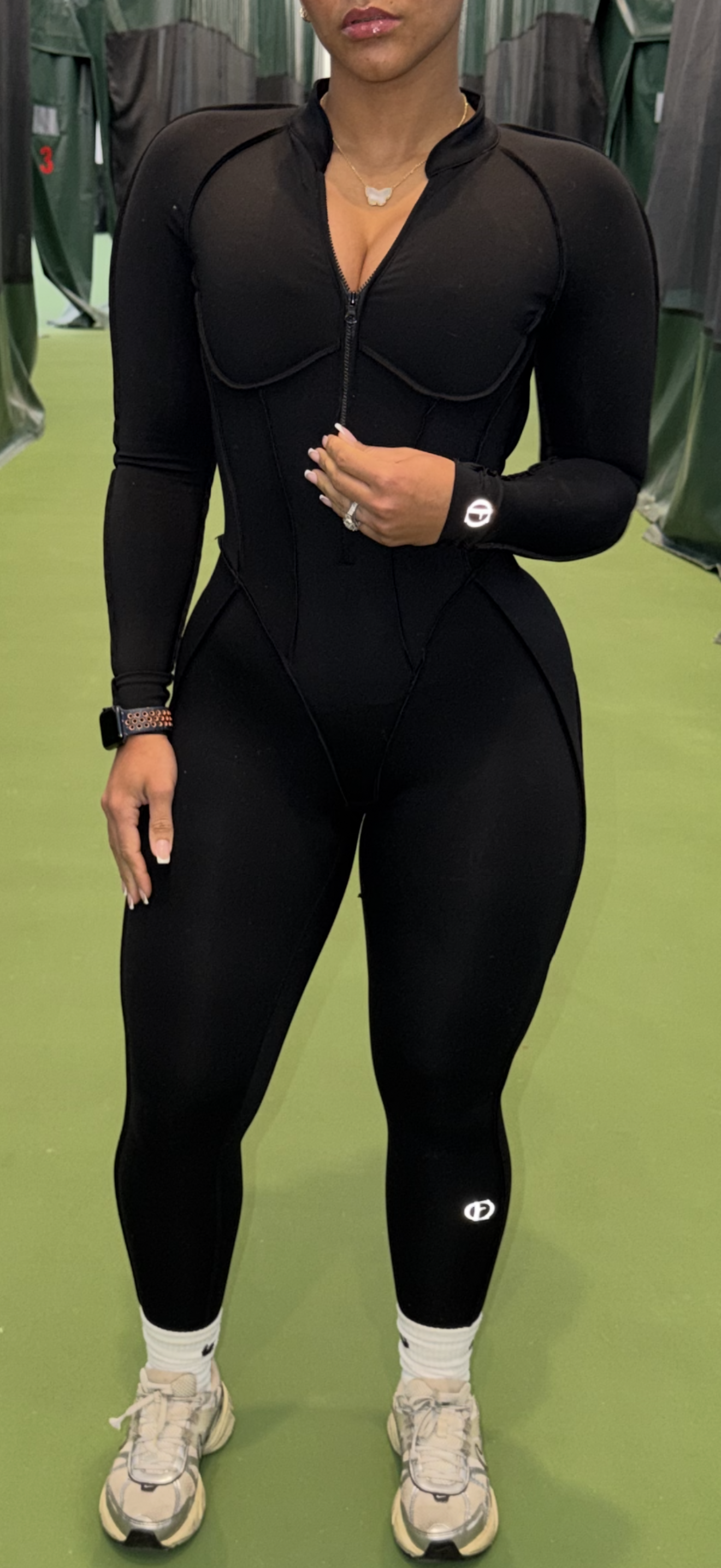 Core Black Active Jumpsuit